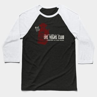 Retro Vintage The Las Vegas Club Casino Baseball T-Shirt
